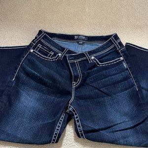 Silver plus size 14 Suki High Capris.